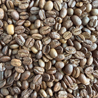 Close-up of roasted coffee beans
